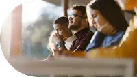 Group of young professionals
