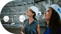 Workers inspecting