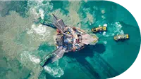 Tower in the ocean