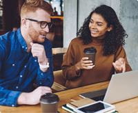 Project professionals browsing e-learning courses