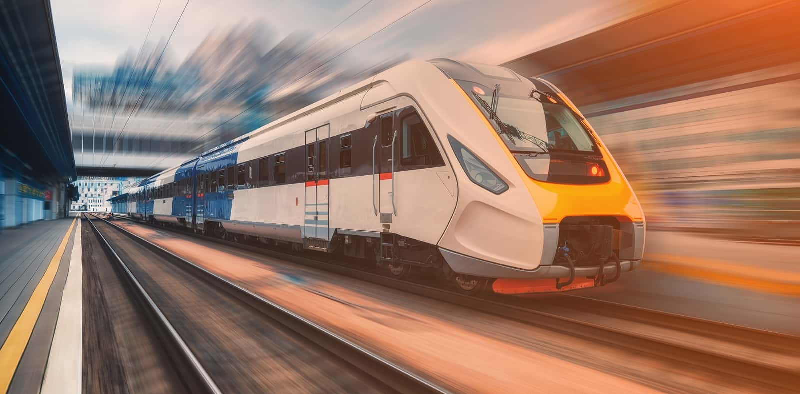 train-going-fast