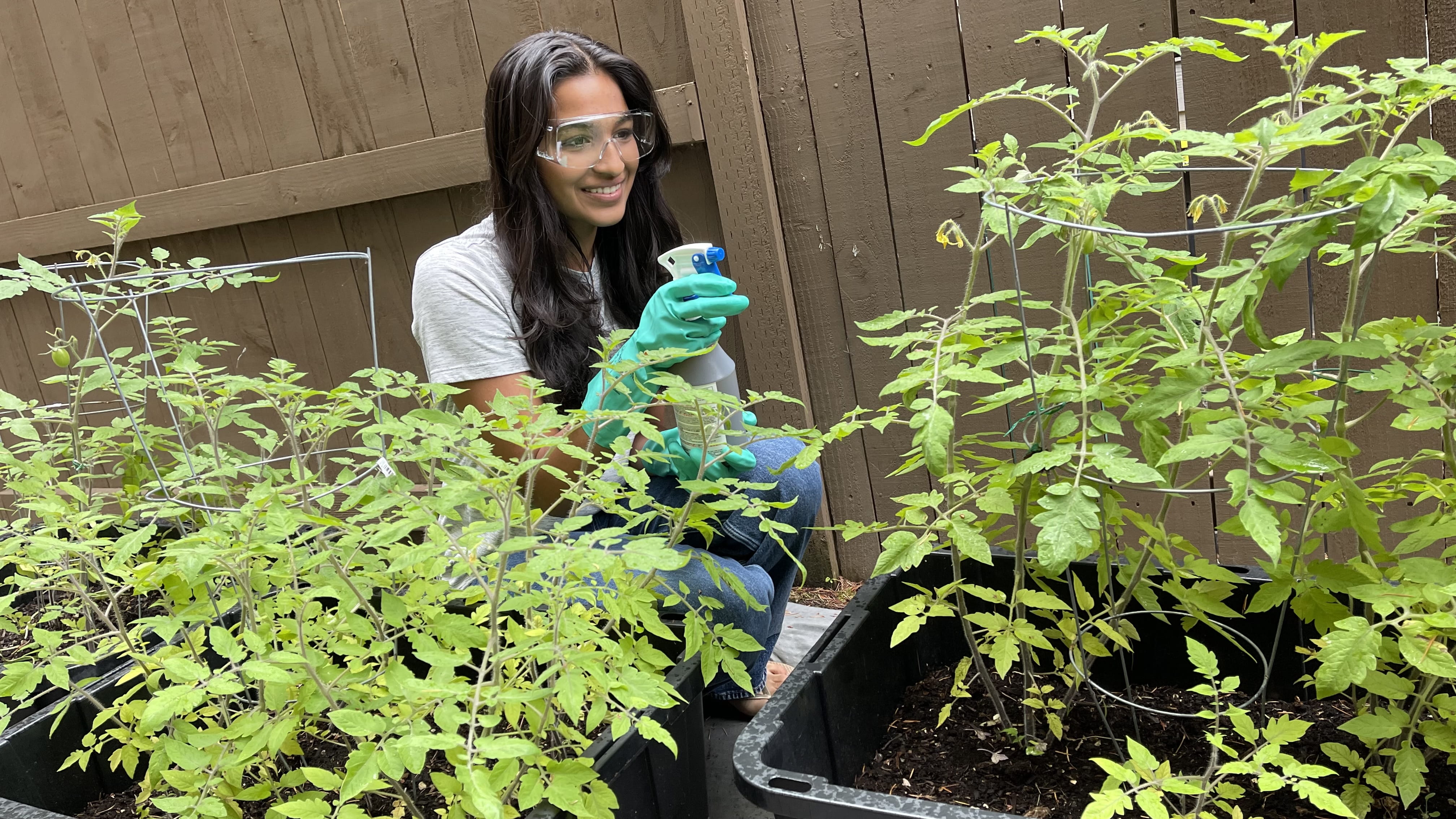 Anisha-in-a-garden