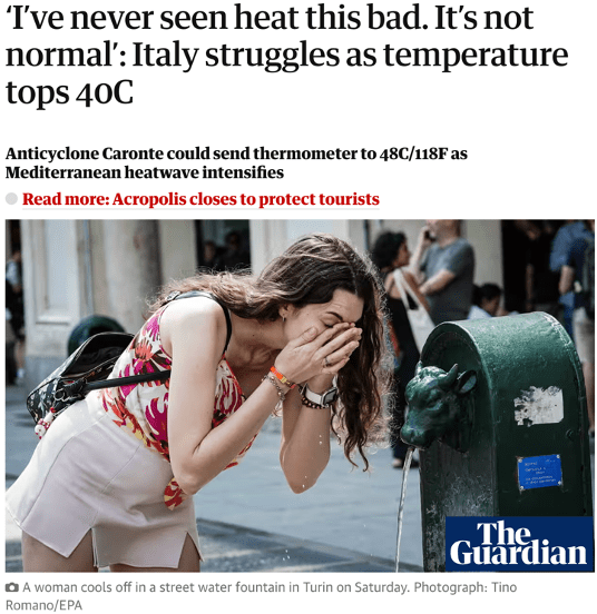 A dramatic summer shows us the impact of Climate Change