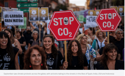 Further global temperature records broken in September 