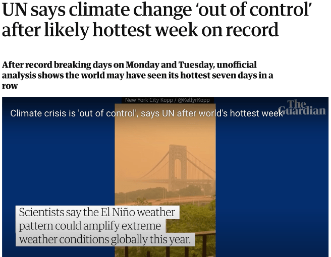 STAYING POSITIVE DESPITE THE HOTTEST WEEK ON RECORD