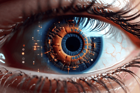 Close up image of an eye