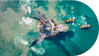 Tower in the ocean