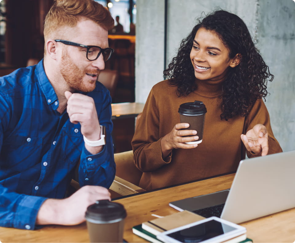 Project professionals browsing e-learning courses