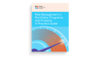 Risk Management in Portfolios Programs and Projects First Edition