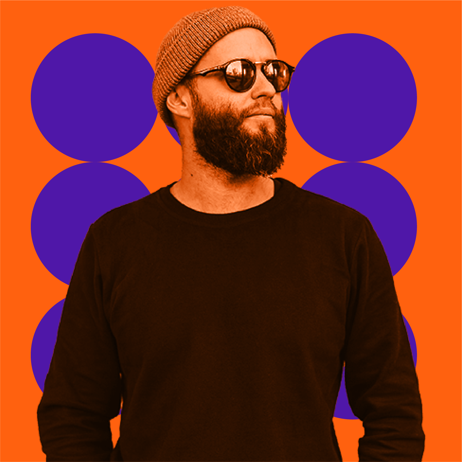 hip guy in sunglasses