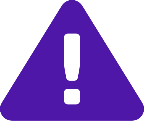 Violet Alert Icon