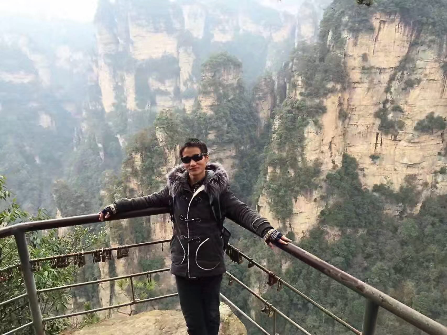 Advancing Chronic Disease Detection: Man standing in nature with sunglasses