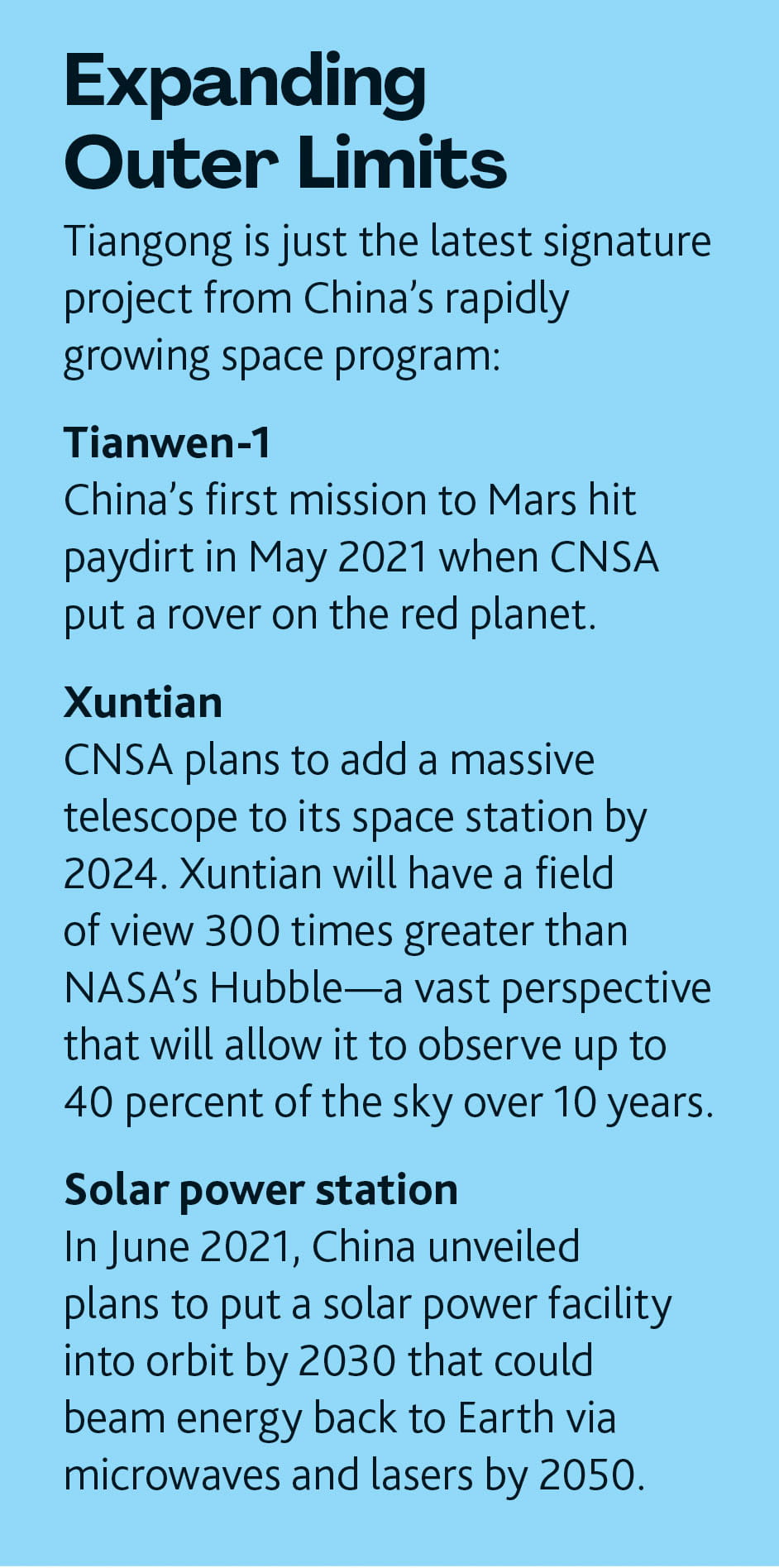 Tiangong infographic