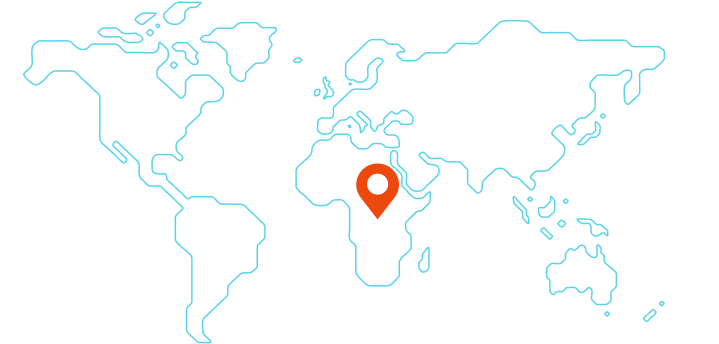 Sub-Saharan Africa Map location
