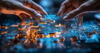 hands-touching-technology